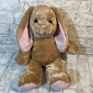 Build-A-Bear Pawlette Stuffed Plush Bunny Rabbit Light Brown 15”